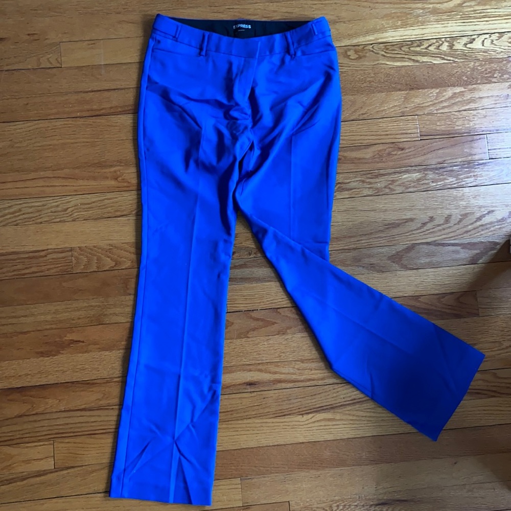 Express bright cobalt ‘Columnist’ pant